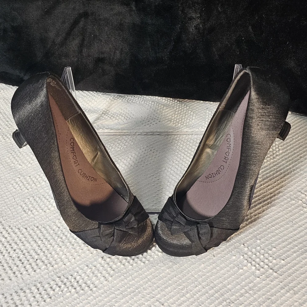 Black Jellypop Elva Dress Heel Size 9 Comfort Cushion Soles - Picture 8 of 10